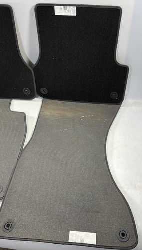 Juego de 4 alfombrillas negras 4G1 863 691 A QA5 para Audi A6 A7 OEM - Imagen 7 de 17