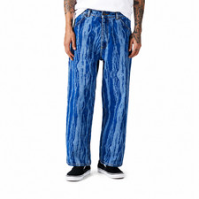 Levi s Skateboarding Carpenter Jeans Men 33x29 Acid Wash Baggy Wide Leg Cropped