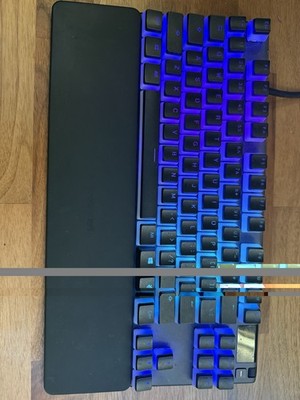 Steel Series Apex 7 TKL Mechanical Keyboard OLED Smart Display