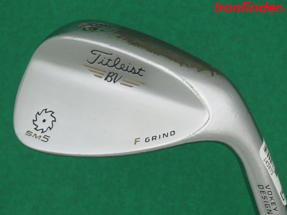 Titleist VOKEY DESIGN SM5 56° Mグラインド Titleist Vokey Wedge SM5 56 14 Wedge Chrome Steel Wedge Flex Mens