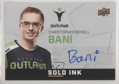 2017-18 Upper Deck Overwatch League Inaugural Set Solo Ink Bani #SI-BA Auto 0yo8