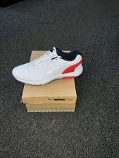 Puma Alphacat Nitro White Red & Navy Size 8 WOR