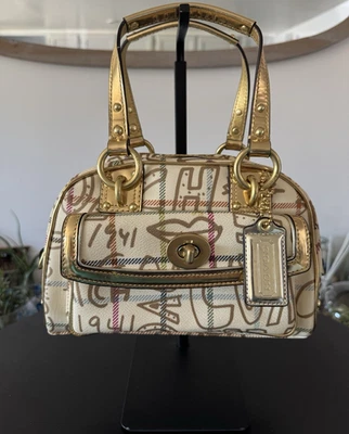Coach Gold Poppy Handbag for sale | eBay