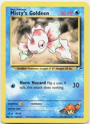 Misty's Goldeen 30/132 Gym Heroes Rare