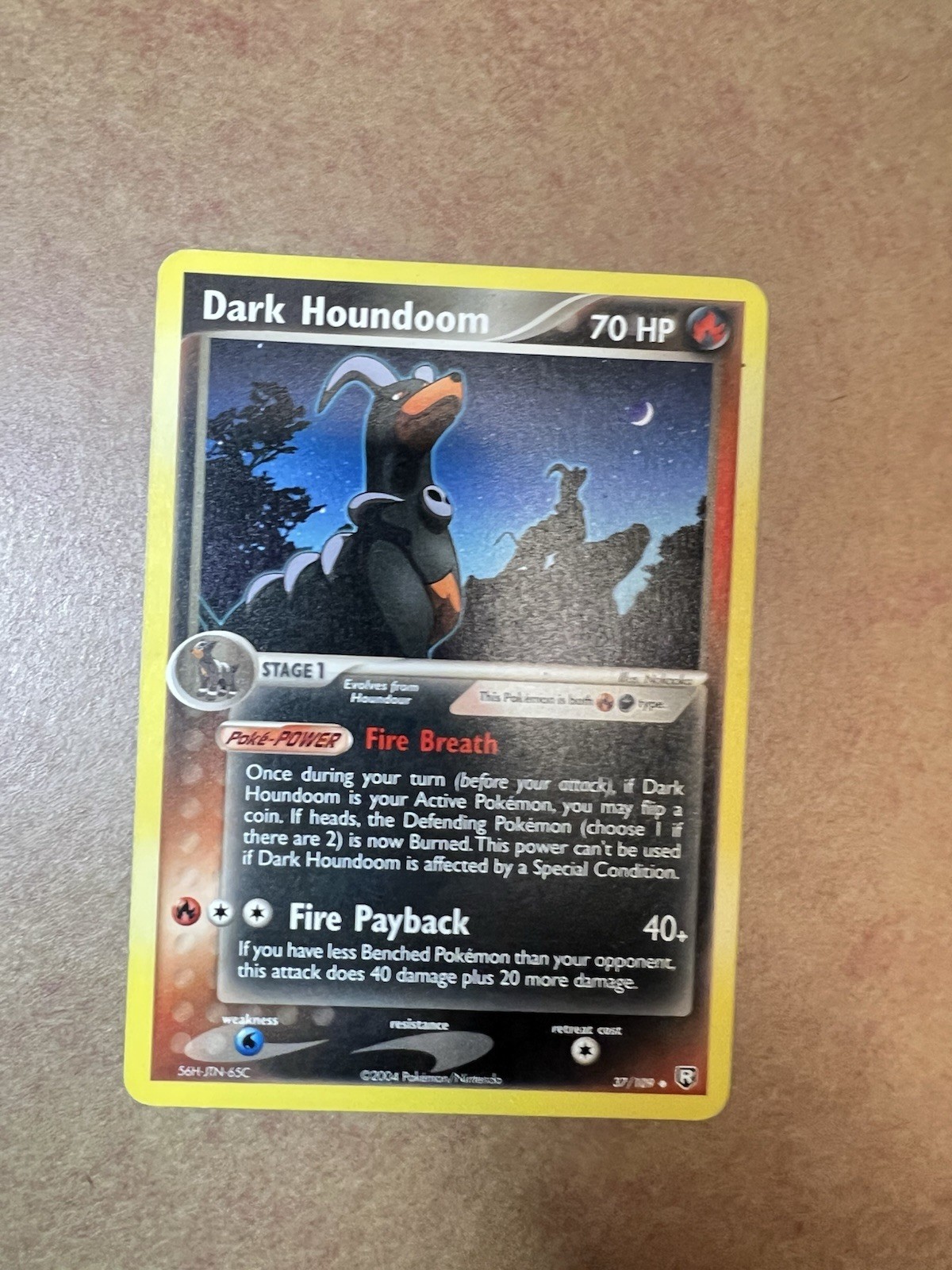 Dark Houndoom 37/109 Team Rocket Returns Regular