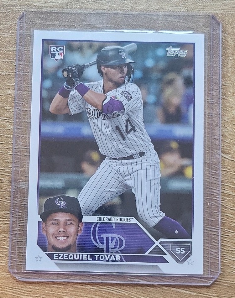 2023 Topps Series 2 Advanced Stats 216/300 Ezequiel Tovar #651 Rookie RC