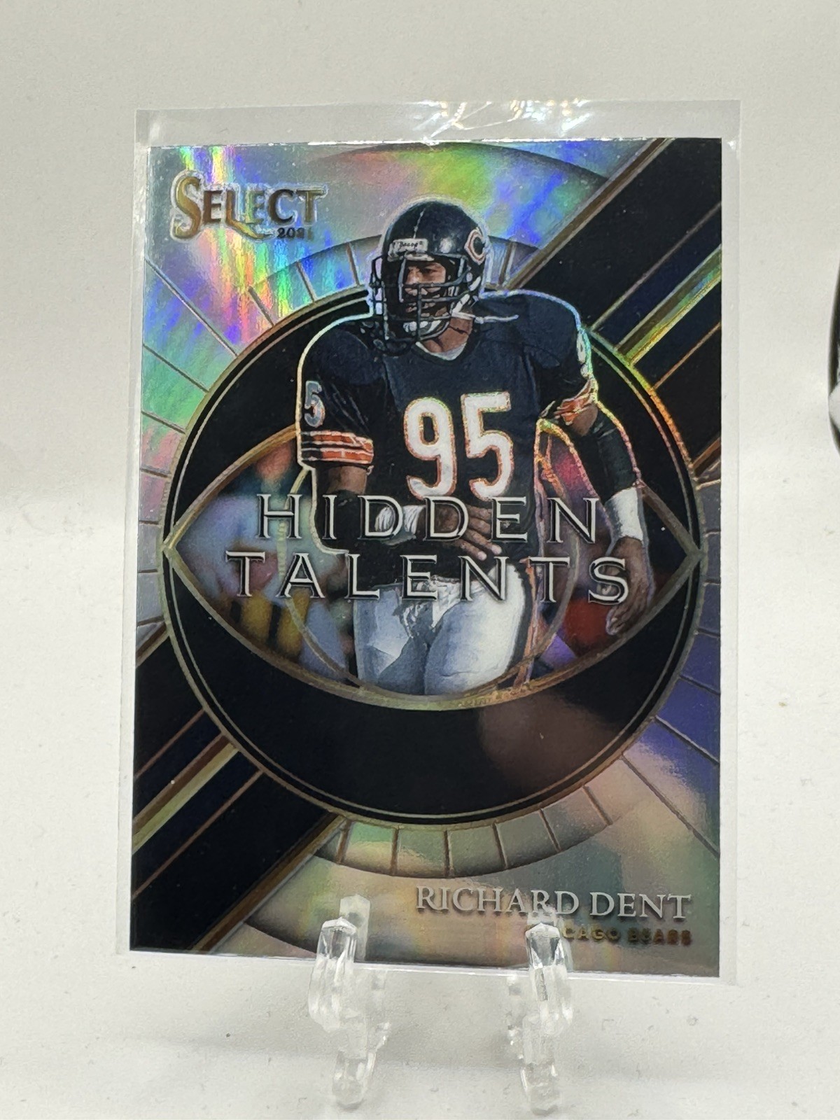 Richard Dent HIDDEN TALENTS Silver Prizm - Panini NFL Select 2021 #HT-16 Bears