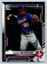2021 Bowman Chrome #BCP140 Yunior Severino (ref 194224)
