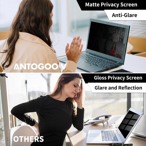 2 Pack Privacy Screen with MacBook 14 Inch Screen Protector (2021-2024, M1, M... - Picture 3 of 7