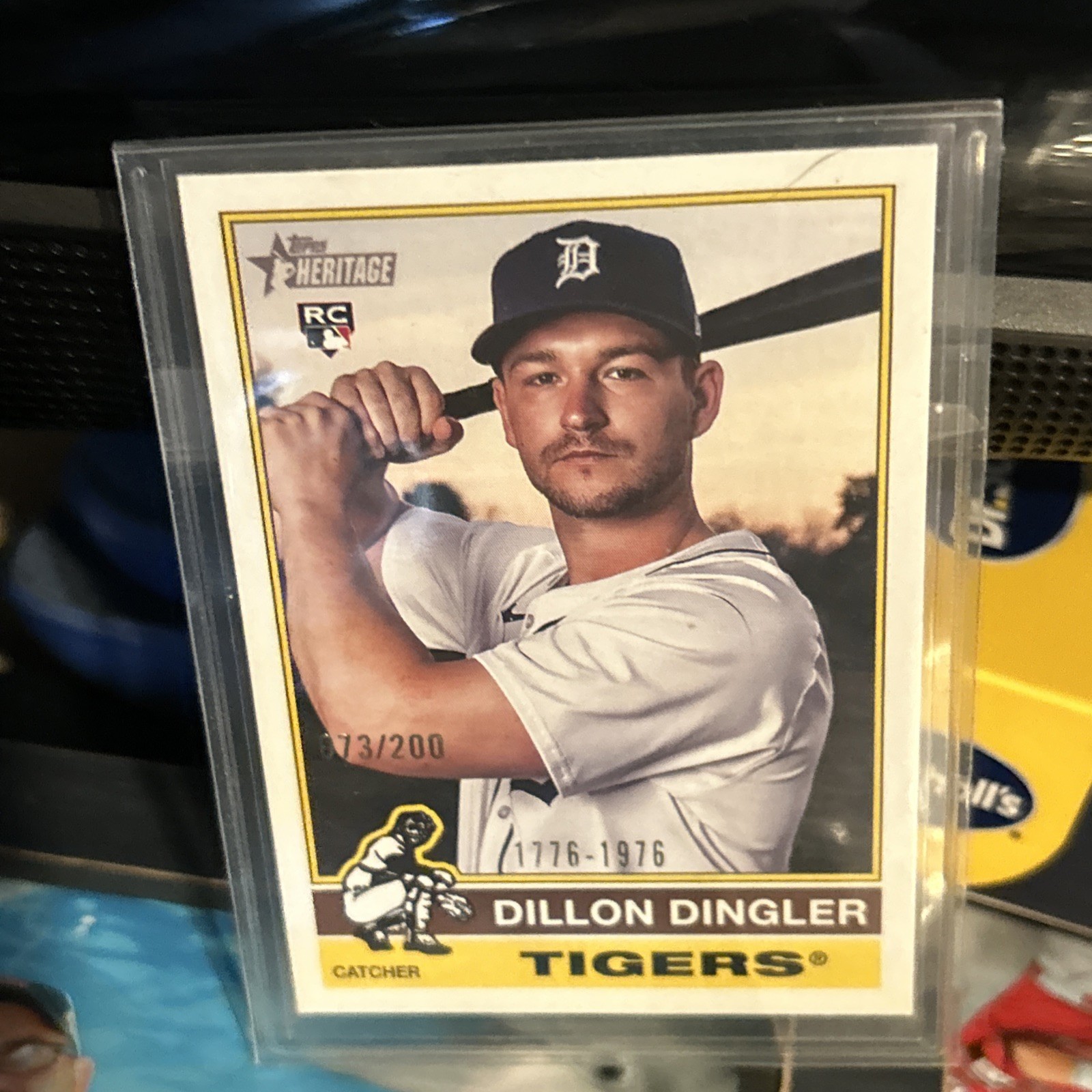 Dillon Dingler 2025 Topps Heritage Bicentennial /200 RC Rookie #130 Tigers 🔥