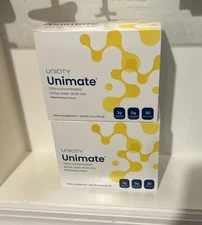 Lot of 2 Unicity Feel Great Unimate Natural Lemon, New, Exp 2027