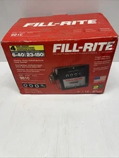 Fill-Rite 901C Mechanical Flowmeter, 4 Digit Mechanical Fuel Transfer Meter NEW