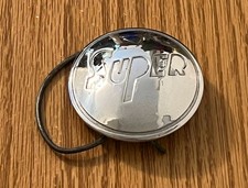 1946 1947 1948 Gm Buick Super Bumper Emblem Oem Chrome 2.4 Circle Good Surface