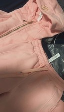 S Women's Pink Fleece Sweatsuit Set Hoodie  Track Pants Size M