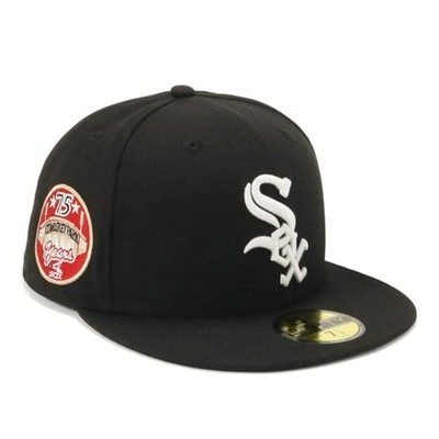 New Era 59FIFTY MLB CWS Black Cap Size 7 5/8 5950 CHIWHI LOCAL DISHES BLK Japan