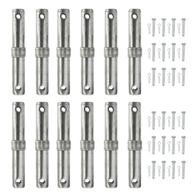 12 Pcs Heavy Duty Scaffolding Coupling Pin 1-5/16'' x 9''L Scaffold Pins Access...