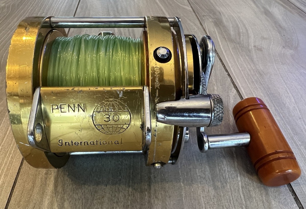 Penn international ロッド30lb MADE IN U.S.A Vintage Penn International 30 Conventional Lever Drag Fishing Reel