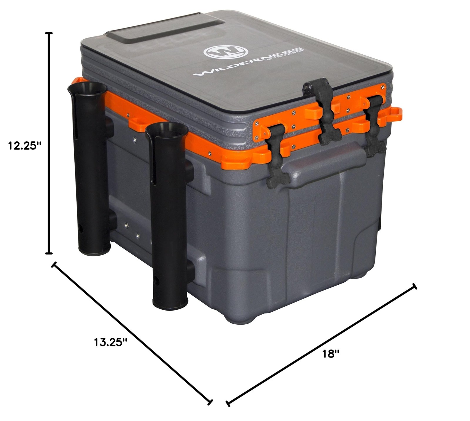 Wilderness Systems Kayak Crate - 4 Rod Holders - Kayak and Boat Tackle Storag...