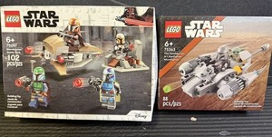 LEGO Star Wars Mandalorian N1 Starfighter 75363 Battle Pack 75267 Space Ship Set