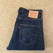Levi's 501 Designer Blue Straight Jeans 34W 32L