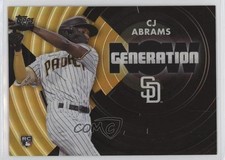 2022 Topps Update Generation Now Gold 40/75 CJ Abrams #GN-63 16c9