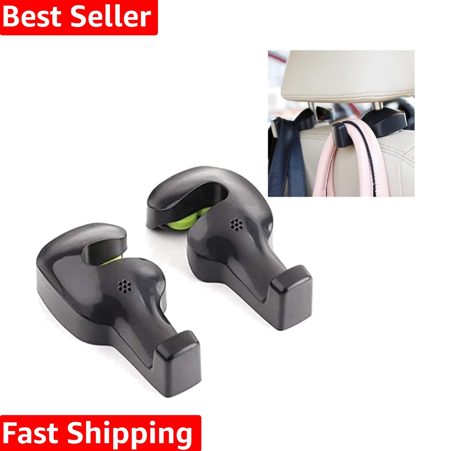 Universal Car Vehicle Back Seat Headrest Hanger Holder Hook for Bag Purse Clo...