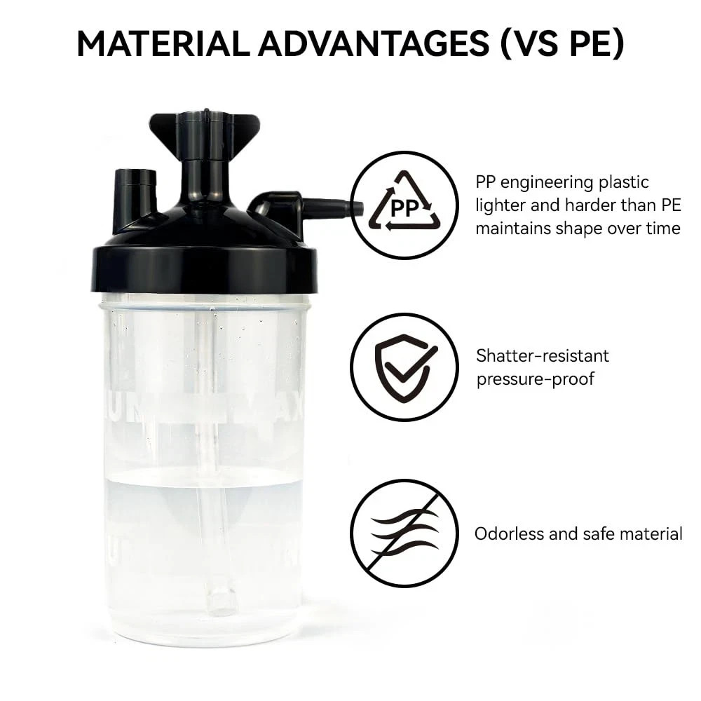 Water Bottle Humidifier for Oxygen Concentrator (1)