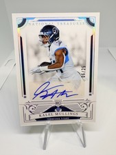 2025 Panini National Treasures Kalel Mullings Holo Silver RC Auto 6/25 Titans