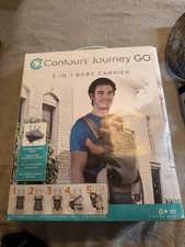 Contours Journey GO 5-in-1 Baby Carrier Gray Mesh Multi-Carrying Positions