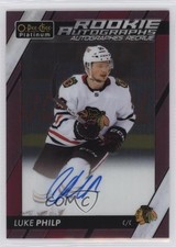 2023-24 O-Pee-Chee Platinum Rookie Auto Matte Pink Luke Philp #R-LP Auto 4et