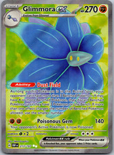 Pokemon Glimmora ex 213/197 SV03: Obsidian Flames Holo - NM