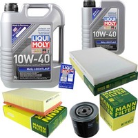 Mann Inspektionspaket 6L Liqui Moly 10W-40 FüR Audi A6 Avant 2.5 TDI 100