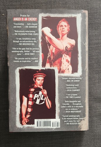 Libro firmado por Johnny Rotten (John Lydon) - Sex Pistols - Anger Is An Energy - Imagen 3 de 5