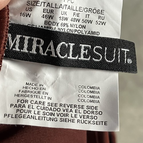 Miraclesuit Bademode Damen Gr. 16 Escape Bügel formender Badeanzug Tamarinde - Bild 6 von 10