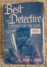 The Best Detective Stories of the Year 1953 ed. Cooke/First Edition hard cover