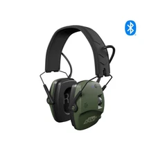 DEFY Slim BT Electronic Earmuffs with Bluetooth, 21 NRR, OD Green