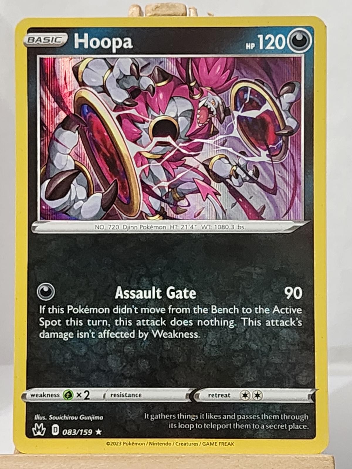 Hoopa 083/159 Holo Rare Crown Zenith Pokemon Near Mint