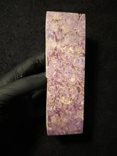STABILIZED Dyed Boxelder Burl - Knife Scales/Pen Blanks [1⅞" × 5⅝" × 1¼"]