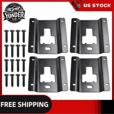 4x Truck Bed Cargo Tie Down Brackets for Ford F-150 2015-2026 FL3Z9928408AB