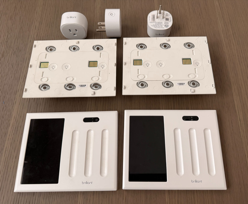 Brilliant Smart Home Control Wired Wall Smart Home System Control Panel bundle