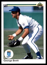George Brett 1990 Upper Deck #124 Royals MLB READ FREE SHIPPING AutographDen