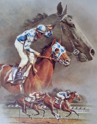 Fred Stone - Alysheba - Famous Race Horse - MINT - Collectible