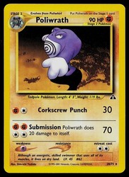 Poliwrath 28/75 Neo Discovery Unlimited Rare
