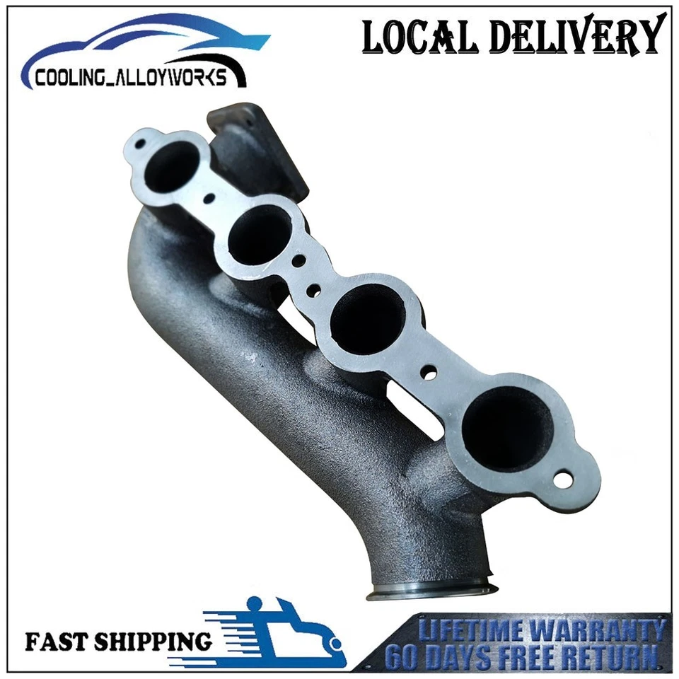 Cast T4 Turbo Exhaust Manifold For 1999-13 12 Chevy Silverado GMC Sierra 1500 LS - Image 2 of 4