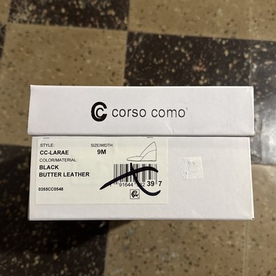 CORSO COMO Larae Wedge Pump Womens 9 Pointed Toe Shoe Black Heel NWB,worn once 