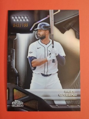 2026 Topps Chrome Black Riley Greene #90 Tigers 43/199