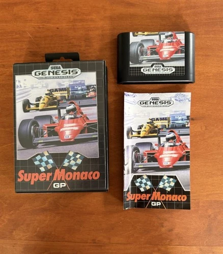 Super Monaco GP (Sega Genesis) MINT Condition CIB Complete & Tested - Ships Fast