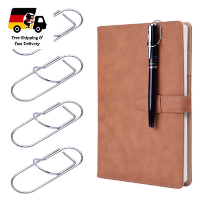 Wisdompro Stiftschlaufe 12 Stück Metall Stiftclip Notizbuchhalter
