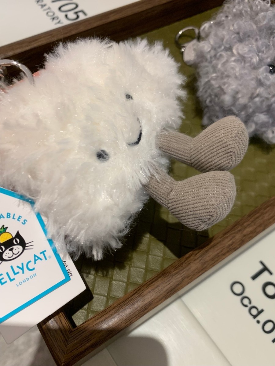 Jellycat Amuseable Cloud Bag Charm – Soft Plush Keychain | eBay