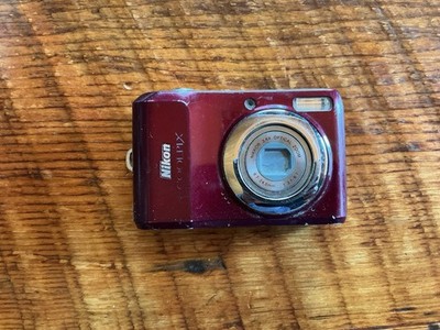 Nikon COOLPIX L20 10.0MP Digital Camera - Deep Red, Untested No 